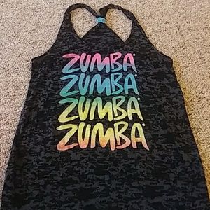 Zumba racerback tank